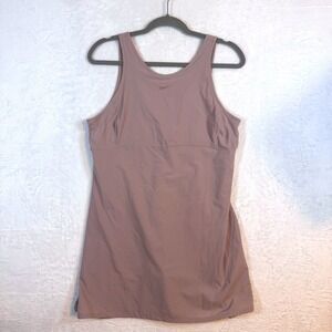 Nike Bliss Dress Dri-FIT Tennis Large Mauve Women